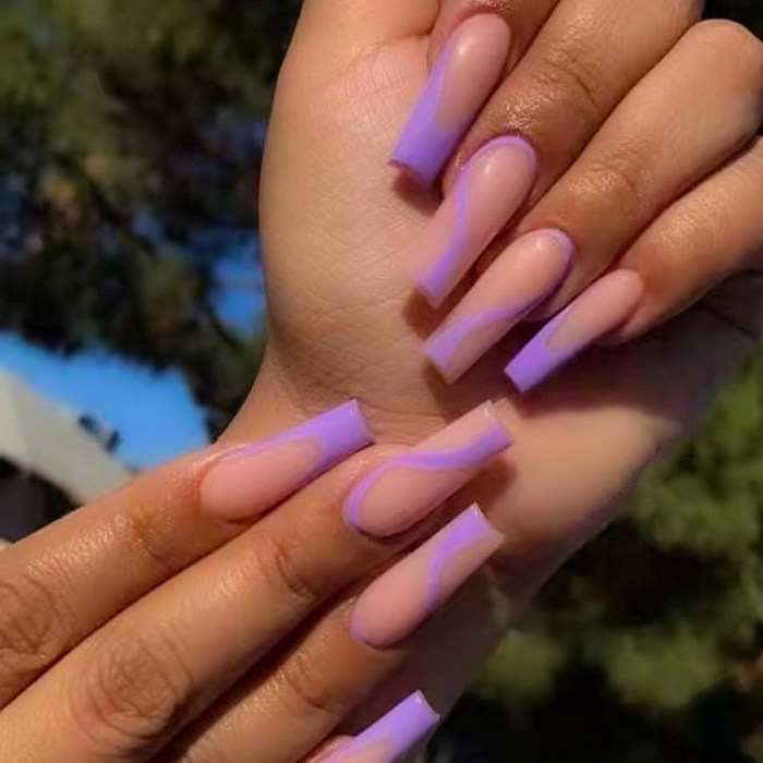 Purple Nails