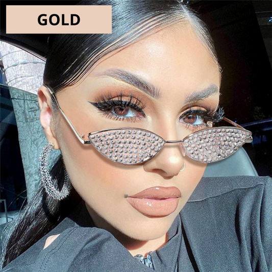 Rhinestone X Sunglasses